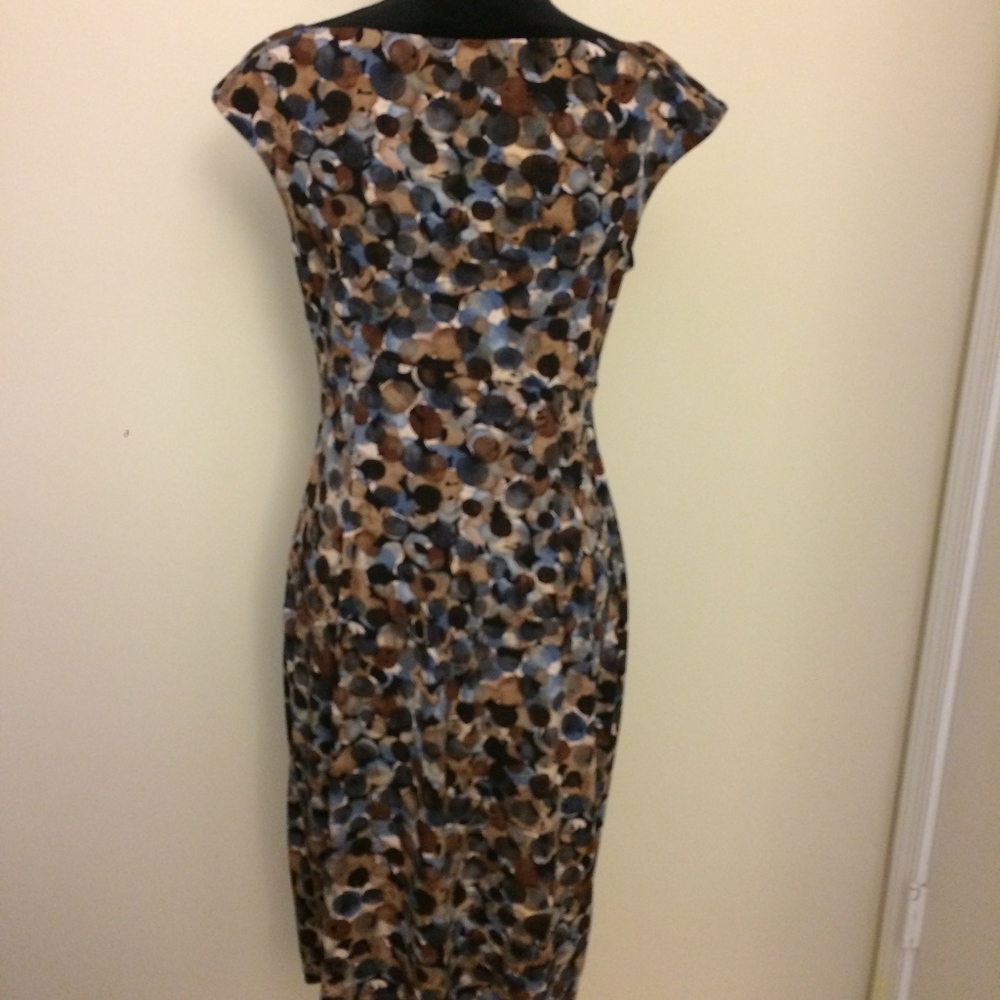 Connected Apparel Multi-Colored Dotted Dress - image 4